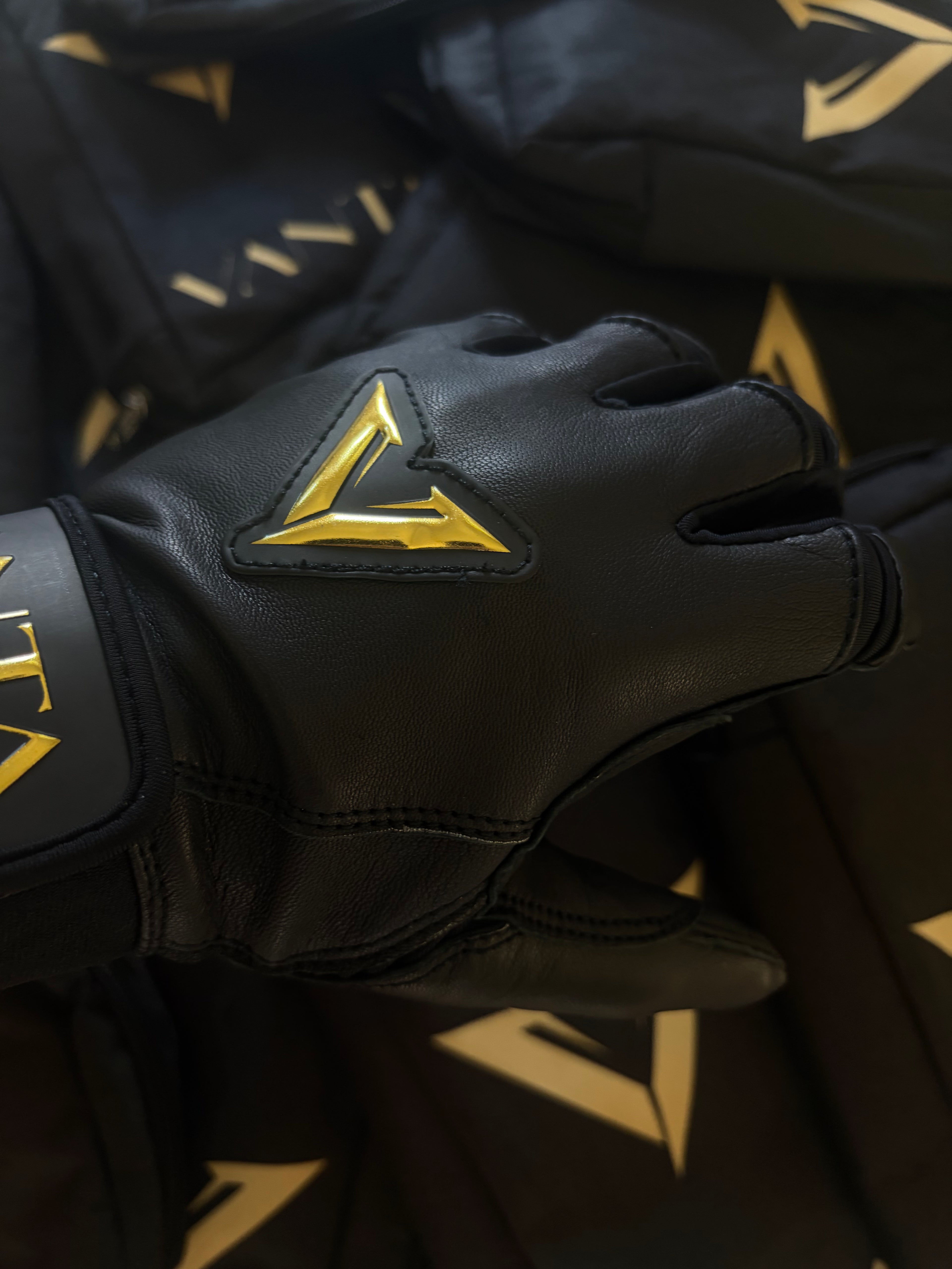 VANTA Noir Gold Batting Gloves