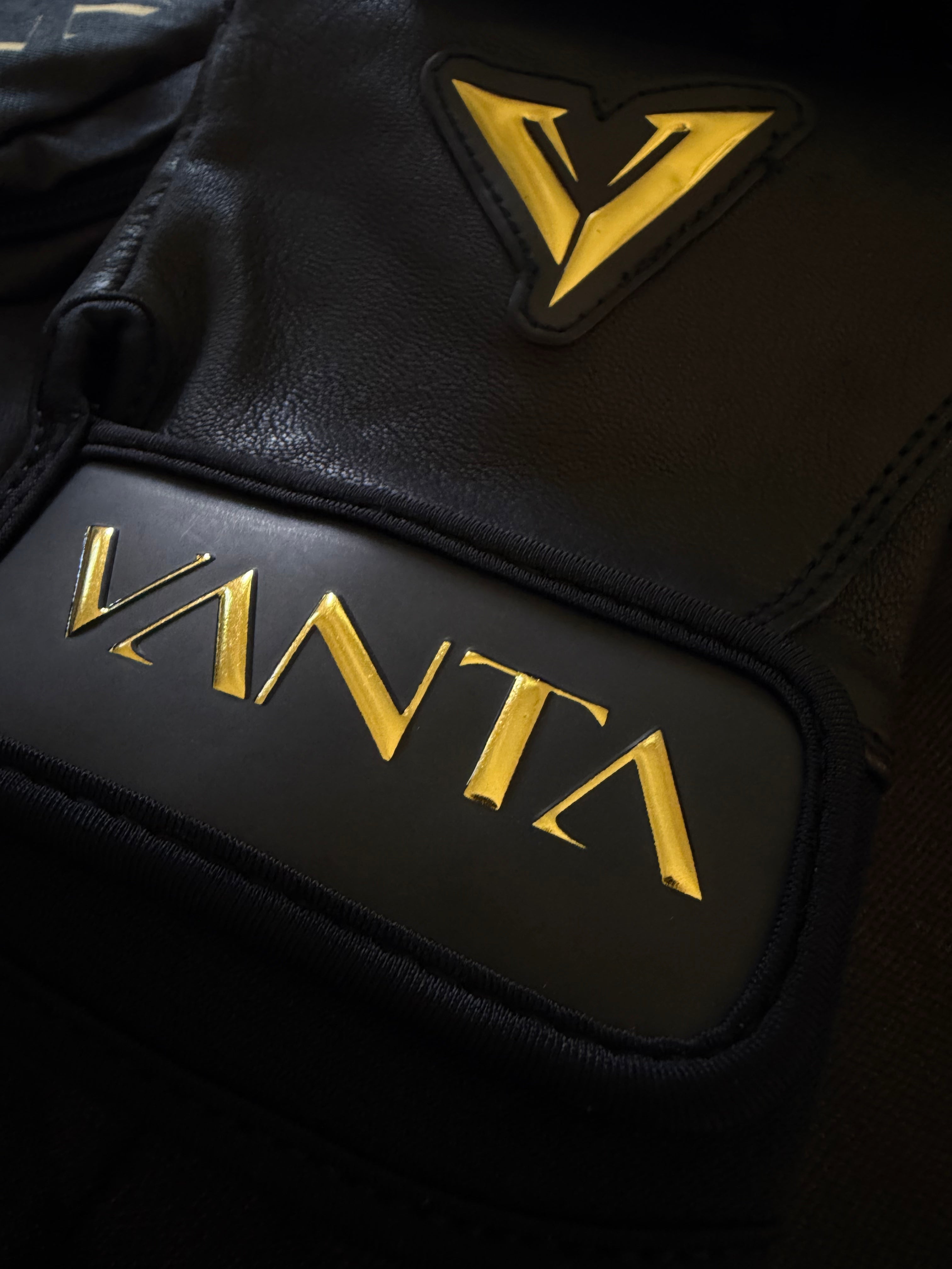 VANTA Noir Gold Batting Gloves